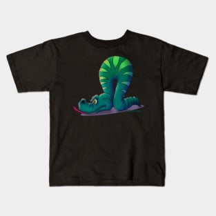 Angry snake Character Art Kids T-Shirt